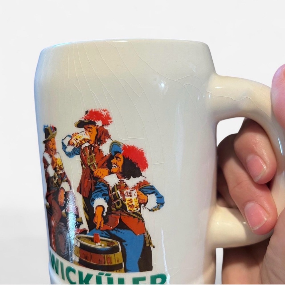 Vintage Wicküler Brewery Ceramic Beer Stein Mug - Picture 5 of 6